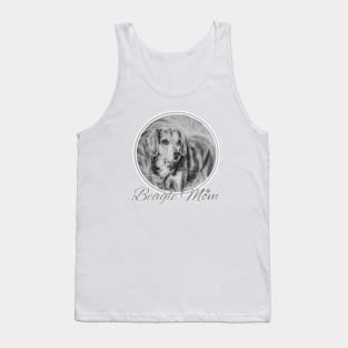 Beagle Mom Art Tank Top